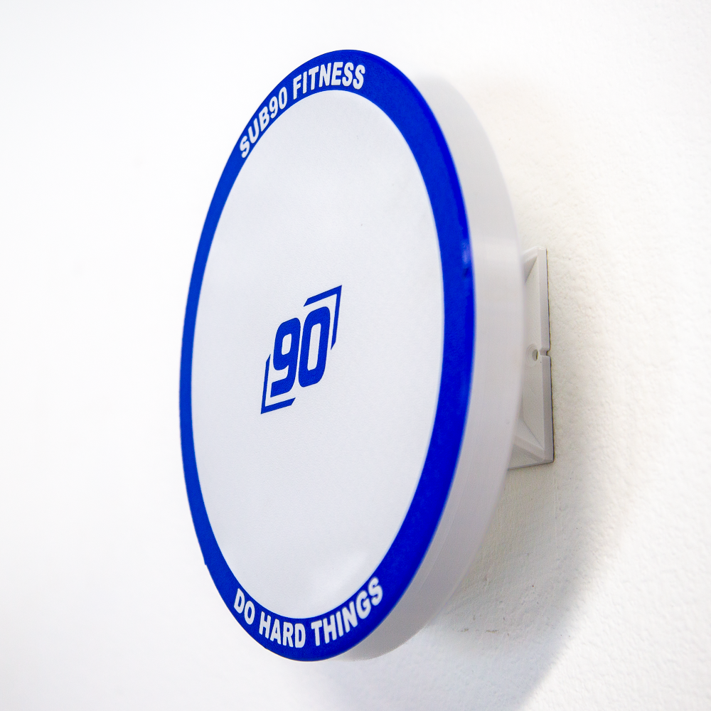 Blue and White Wall Ball Target