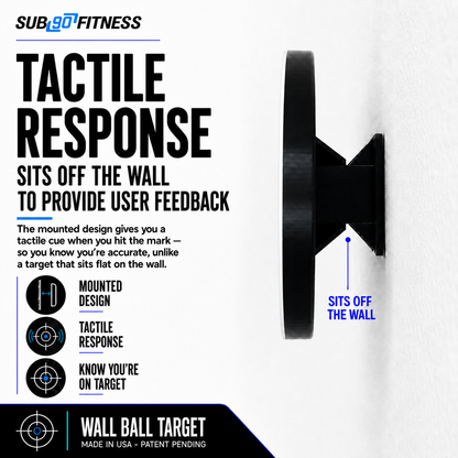 SUB90 Wall Ball Target (Wall-Mounted)
